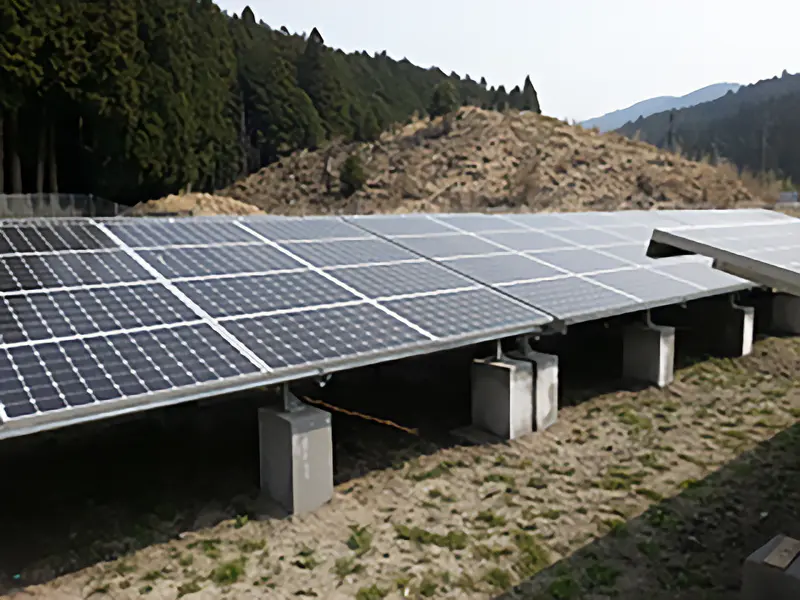 産業用太陽光発電　施工例
