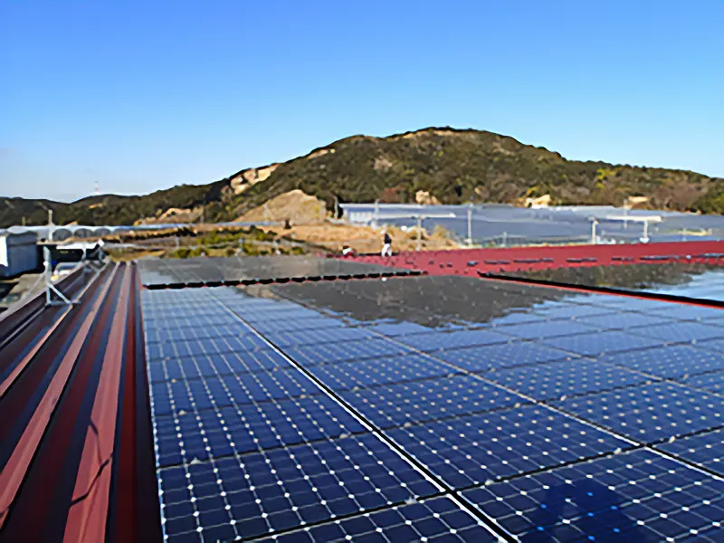 産業用太陽光発電　施工例